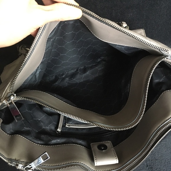 ALDO Gray Shoulder Bag Purse - Picture 16 of 16